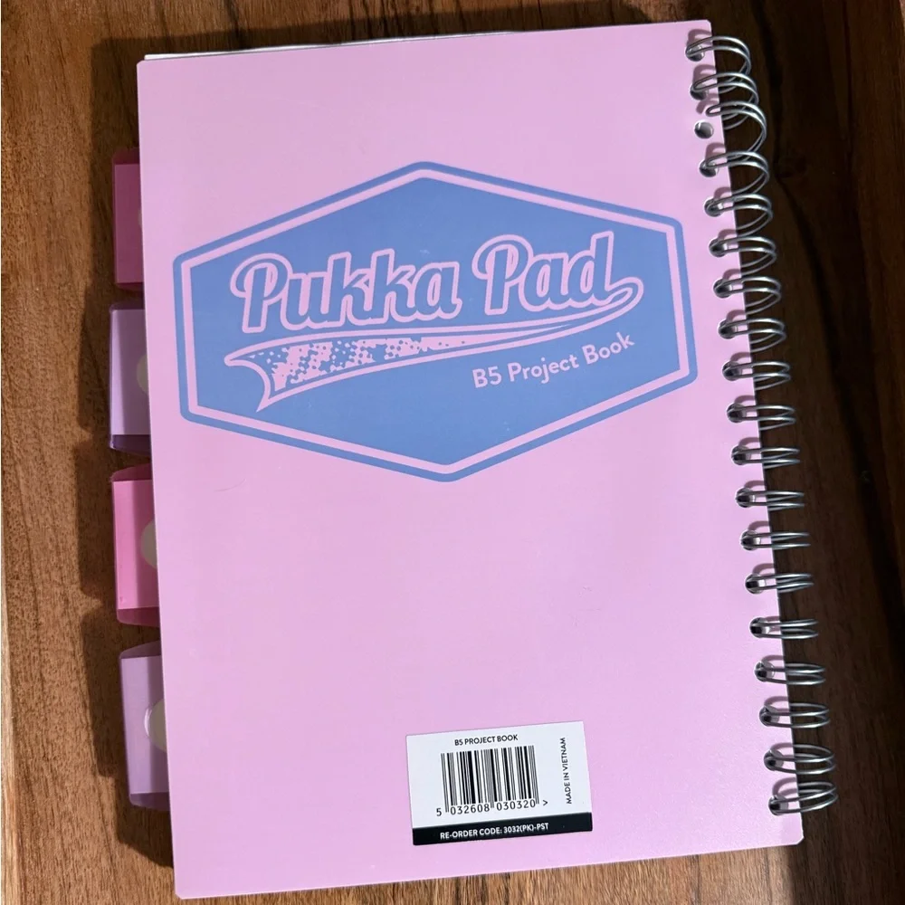 Pukka Pad Project Book | Pastel‎ Pink | Brand New